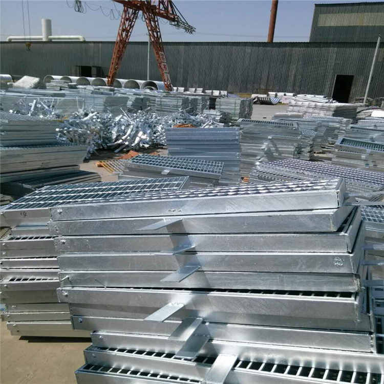 熱鍍鋅插接格柵板踏步 熱鍍鋅插接格柵板踏步