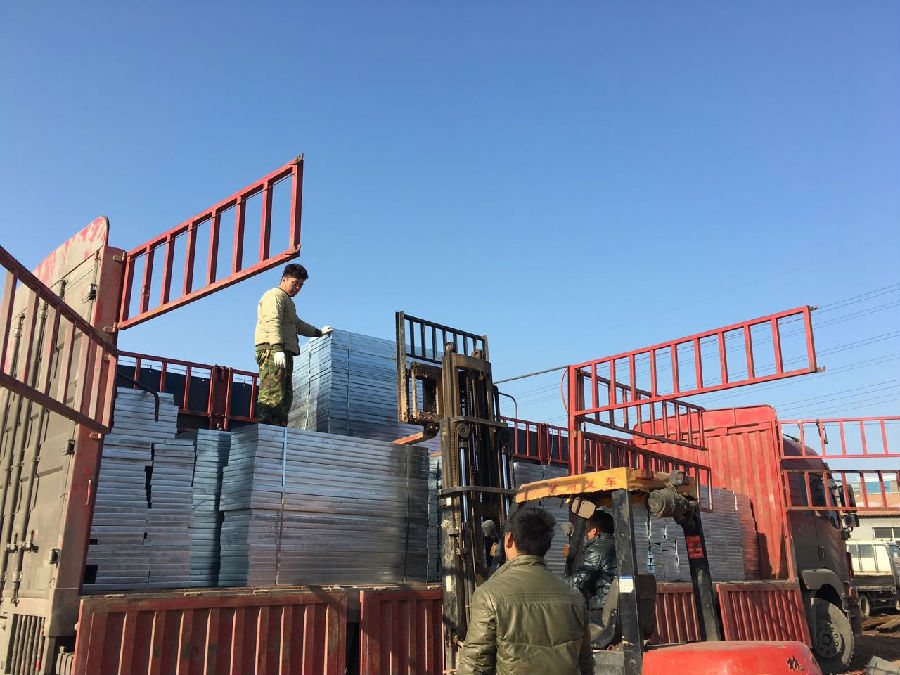 熱浸鍍鋅鋼格板踏步 熱浸鍍鋅鋼格板踏步